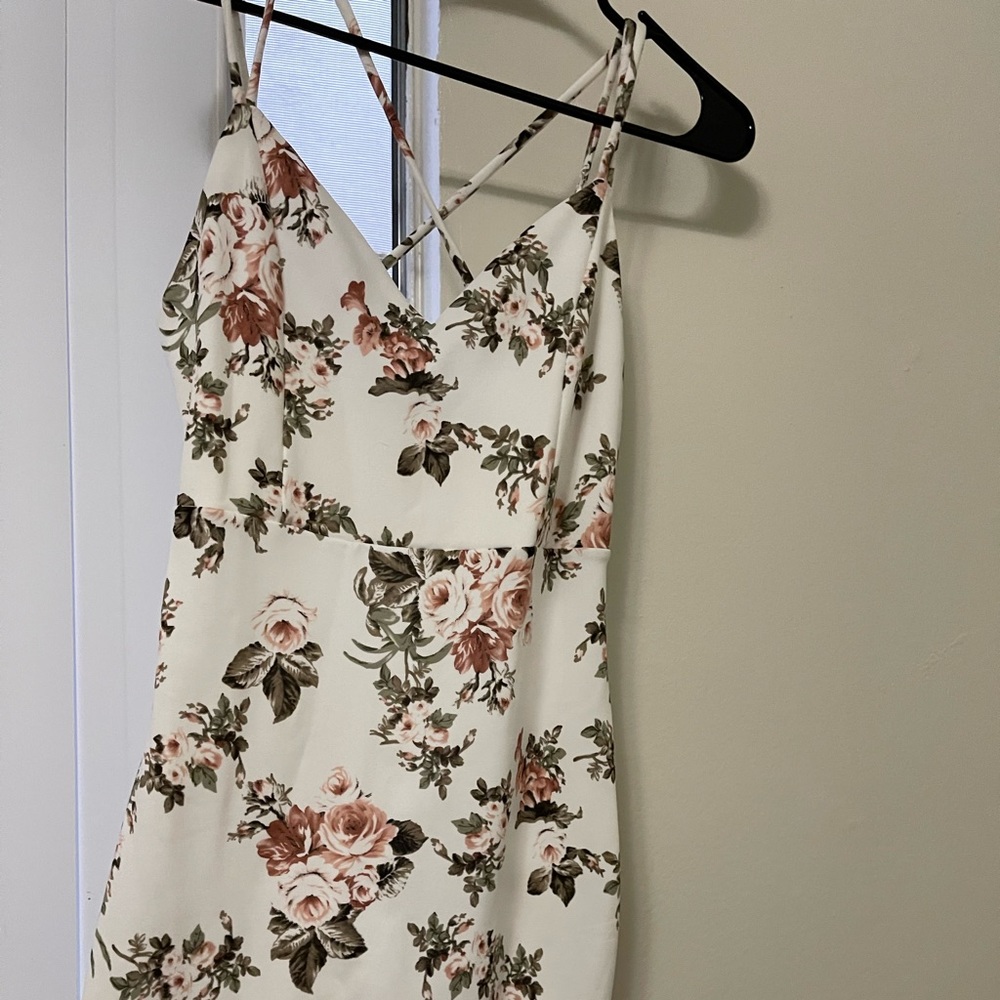 White flowery Dress